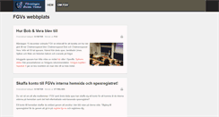 Desktop Screenshot of fgv.nu